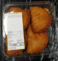 Mängden socker i Chausson aux pommes x4