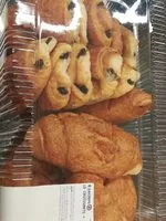 Mängden socker i 10 croissants + 10 pains au chocolat pur beurre