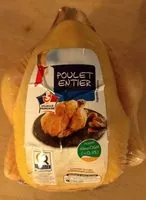Mängden socker i Poulet certifié nourri