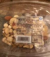 Mängden socker i Noix de cajou grillées et salées