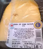 Mängden socker i Gouda IGP jeune pasteur 31%