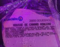 Mängden socker i Mousse de canard rouleau