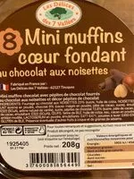 Mängden socker i 8 mini muffins coeur fondant