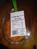 Mängden socker i Carottes râpées