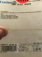 Mängden socker i Maki black saumon