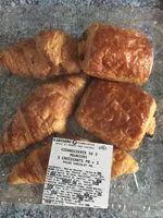 Mängden socker i Viennoiseries x 6  3 croissants + 3 pains chocolat
