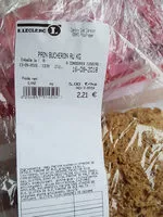 Mängden socker i pain bûcheron