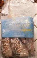 Mängden socker i Queues de langoustes blanches crues