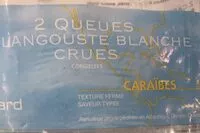 Mängden socker i 2 queues de langouste blanche crues