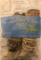 Mängden socker i 2 queues de langouste blanche crues