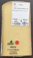 Mängden socker i Comté extra gelinotte AOP