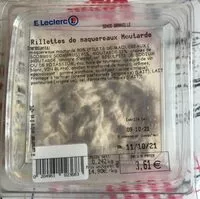 Mängden socker i Rillettes de maquereaux moutarde