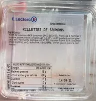 Mängden socker i Rillettes de saumon