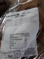 Mängden socker i Pain complet