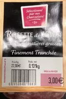 Mängden socker i Rosette de lyon