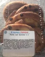 Mängden socker i Pains aux raisins