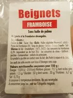 Mängden socker i Beignets framboise