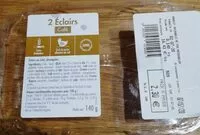 Mängden socker i 2 éclairs café