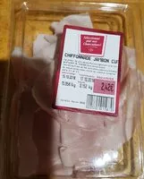 Mängden socker i Chiffonade jambon cuit