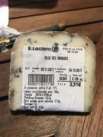 Mängden socker i Bleu des basques