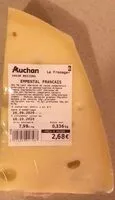 Mängden socker i Emmental francais