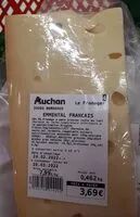 Mängden socker i Emmental Français