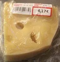 Mängden socker i Emmental francais