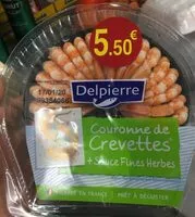 Mängden socker i Couronne de Crevettes + Sauce Fines Herbes