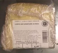 Mängden socker i Compté aop juraflore 30 mois