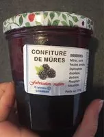 Mängden socker i Confiture de mures