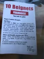 Mängden socker i Beignet framboise