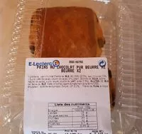 Mängden socker i Pains chocolat pur beurre