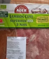 Mängden socker i Jambon cuit supérieur bio 3 noix