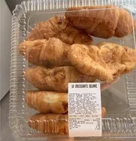 Mängden socker i 10 Croissants beurre