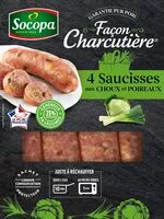 Mängden socker i saucisses aux choux et poireaux