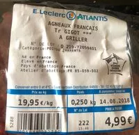 Mängden socker i Agneau Francais