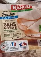 Mängden socker i Blanc de Poulet sans nitrite