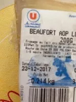 Mängden socker i Beaufort