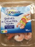 Mängden socker i Queues de crevettes tropicales