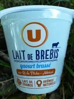 Mängden socker i Yaourt brassé sur lit de pêche abricot au lait de brebis