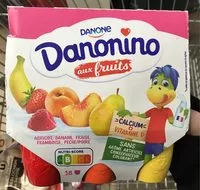 Mängden socker i Danonino aux fruits