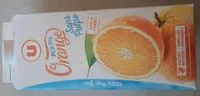 Mängden socker i Pur jus Orange sans pulpe