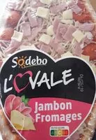 Mängden socker i L'ovale jambon fromage