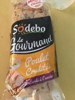 Mängden socker i Le gourmand poulet crudites