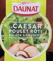 Mängden socker i La Caesar poulet roti, salade et crudites