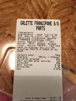 Mängden socker i Frangipane