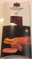 Mängden socker i Magret de canard du sud ouest