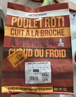 Mängden socker i Poulet rôti cuit à la broche