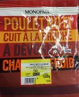 Mängden socker i Poulet rôti cuit à la broche