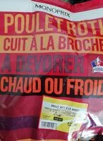 Mängden socker i Poulet rôti cuit à la broche